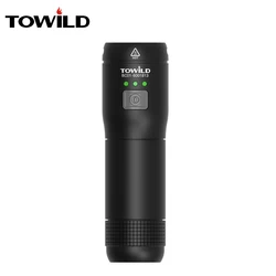 TOWILD Flashlight Rechargeable Bike Front Handlebar Cycling Led Light Replaceable Battery Torch Headlight Bicycle Accessories