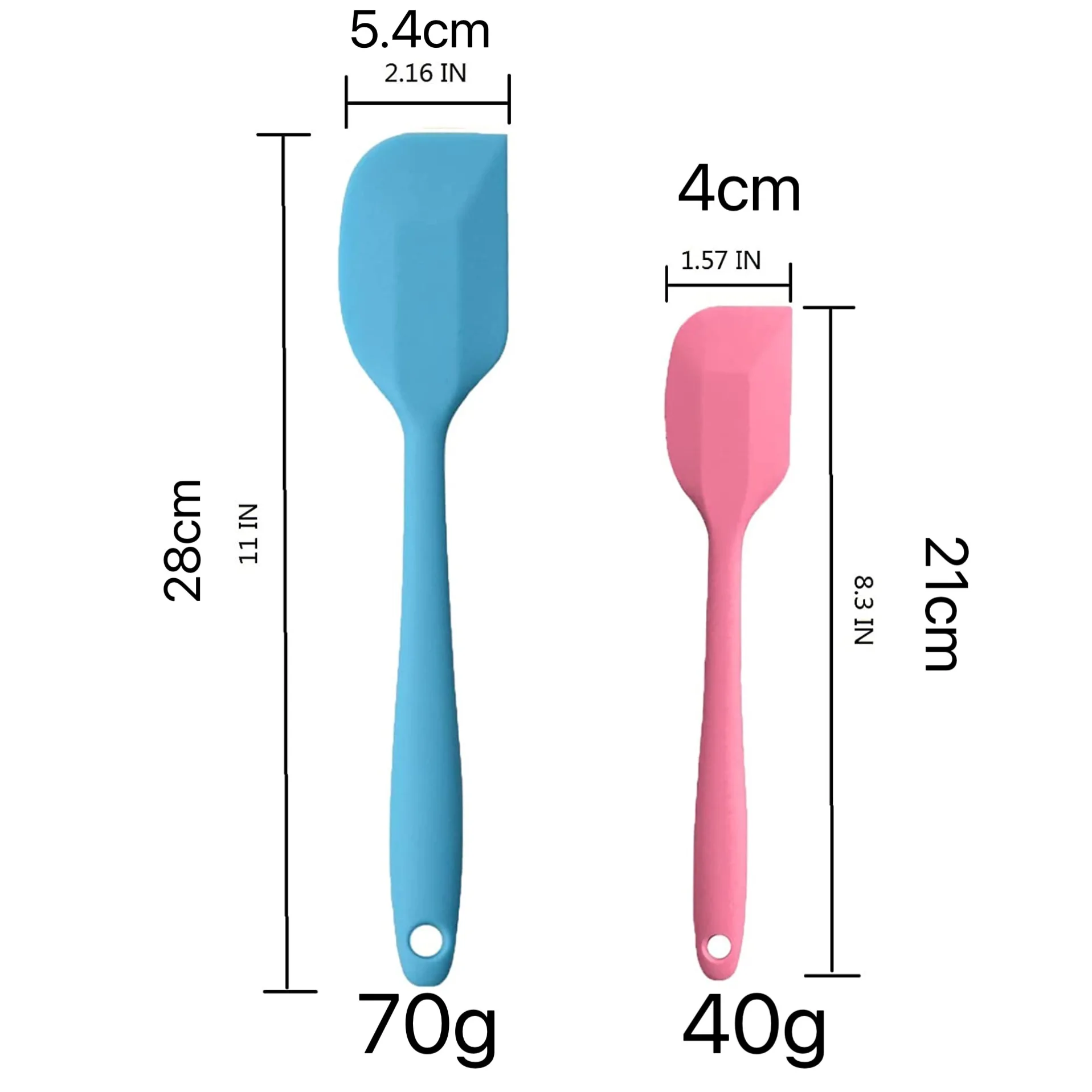 1pc Silicone Scraper High-temperature Resistant Integrated Silicone Scraper Cream Cake Smoothing Knife Baking Silicone Scraper image 5