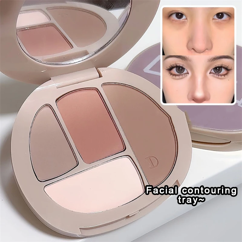 Palette de contour bronzante multifonctionnelle, surligneur de profil d'ombre antarctique, plaque de fard à joues 256, ombrage de contour, maquillage de lluminateur
