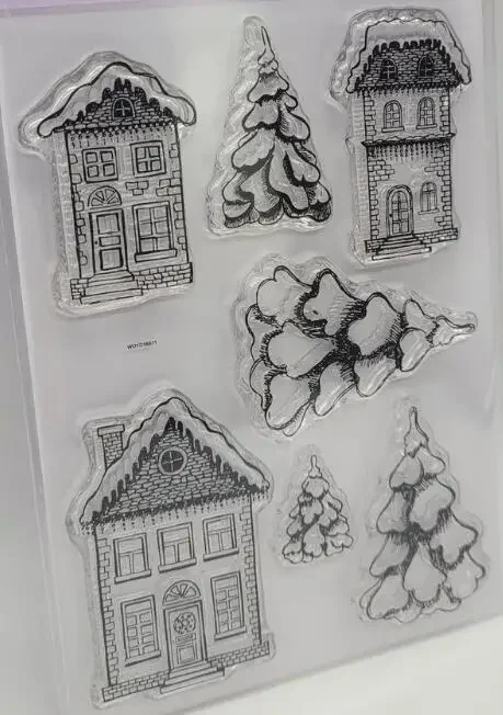 Christmas Clear Stamp  For DIY Scrapbooking Seal Card Making A5102