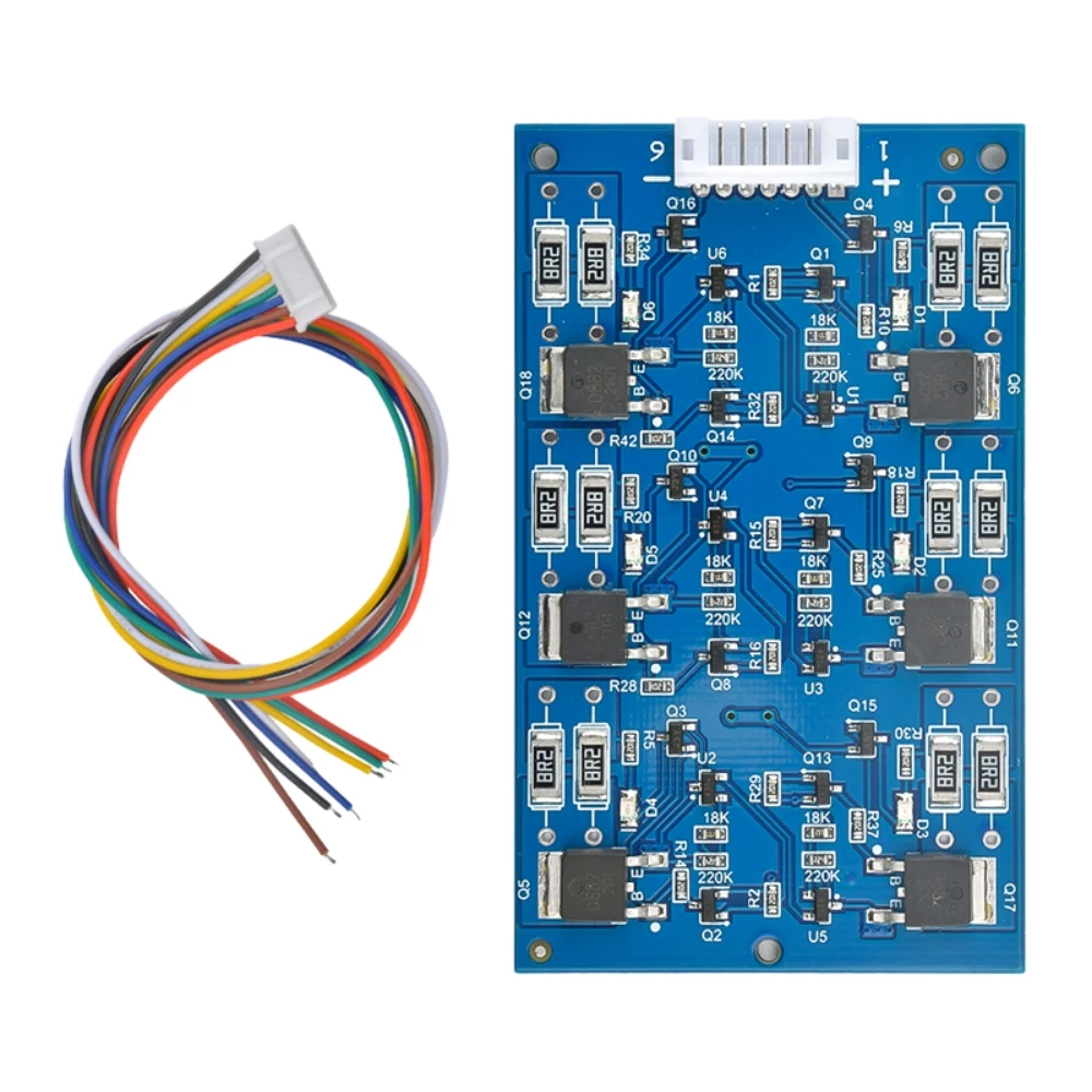 6S 16V Balance Board Equalization Circuit Lithium Titanate Battery Protection Board Super Farad Capacitor Protection Board