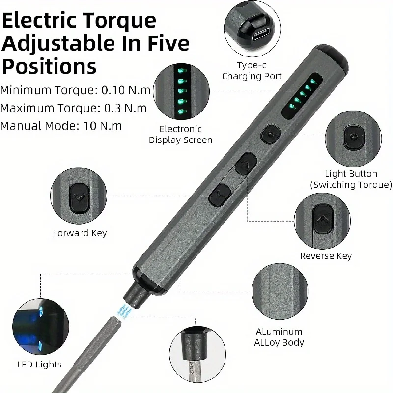 Set di cacciaviti elettrici multifunzione 68 in 1 strumenti di riparazione di precisione punte magnetiche per cacciavite TOrx Phillips per iPhone PC
