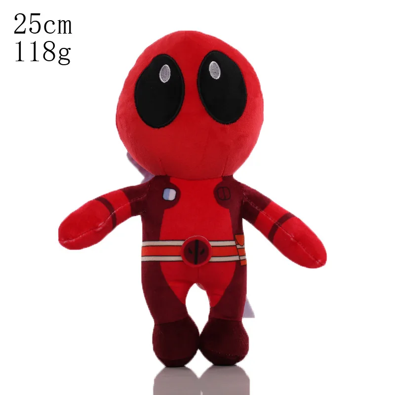 Nowy Marvel Deadpool zabawki anime Cartoon figurki ozdoba miękka poduszka lalki Kawaii Decor prezenty urodzinowe dla dzieci prezent bożonarodzeniowy