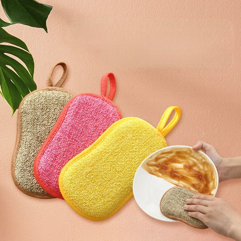 Magic Cleaning Sponge for Dishes Multi-Purpose Scrub Sponges for Kitchen Bathroom Dishwashing Brush Tools Accessories