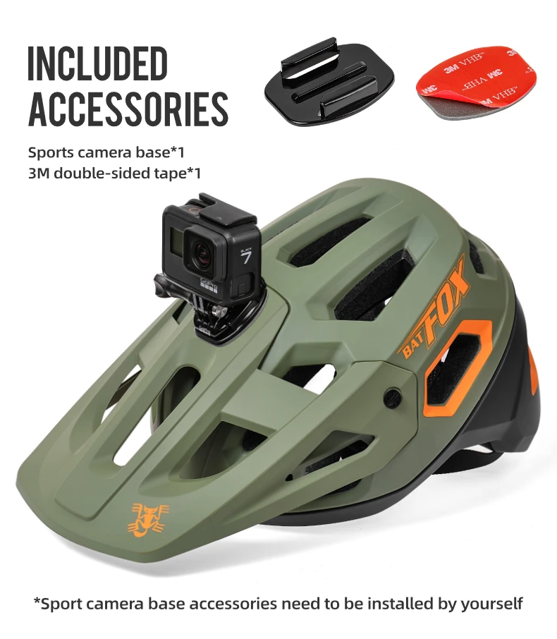 BATFOX Fahrradhelm für Herren und Damen Hochwertiger Integral-geformter Radsport-MTB-Fahrradhelm Straßen- und Mountainbike-Helme Casco Bicicleta – Detail 11