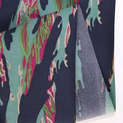 500D Nylon Miami Tiger Stripe Camouflage Fabric Waterproof Cloth PU Coating Military Vests Luggage Sub-bag DIY
