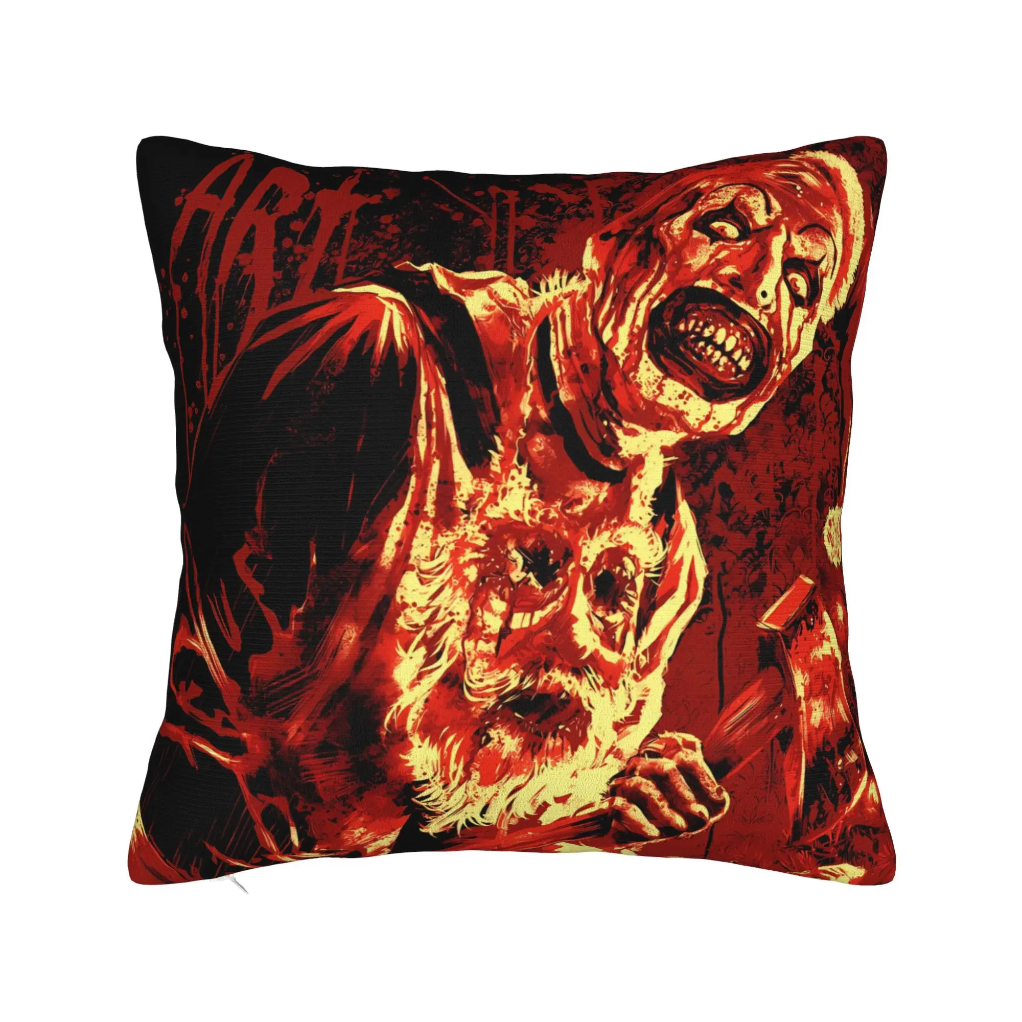 Terrifier Movie Pillow Case  Design Pillow Cover For Living Room Chair Retro Trendy Pillowcases