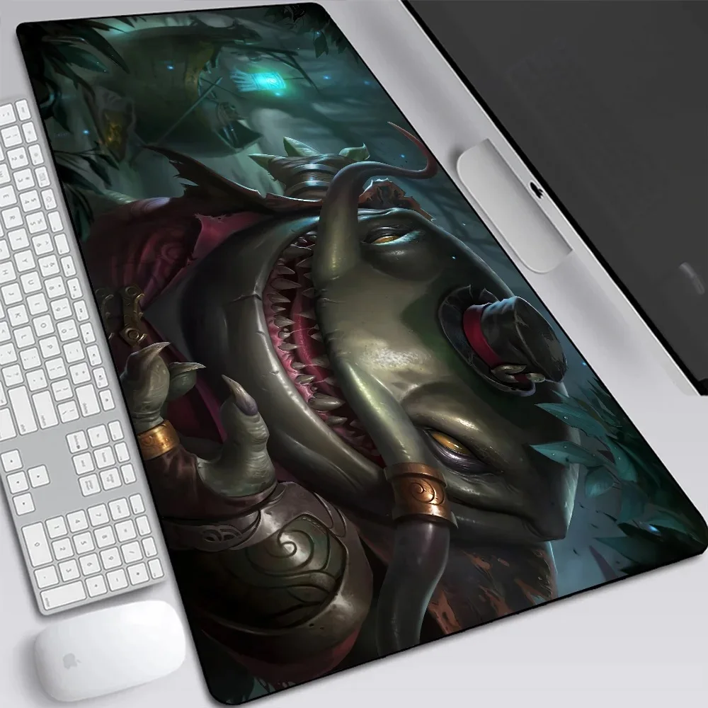 League of Legends Tahm Kench Large Gaming Mouse Pad Computer Laptop Mousepad XXL Office Keyboard Pad Desk Mat PC Gamer Mouse Mat