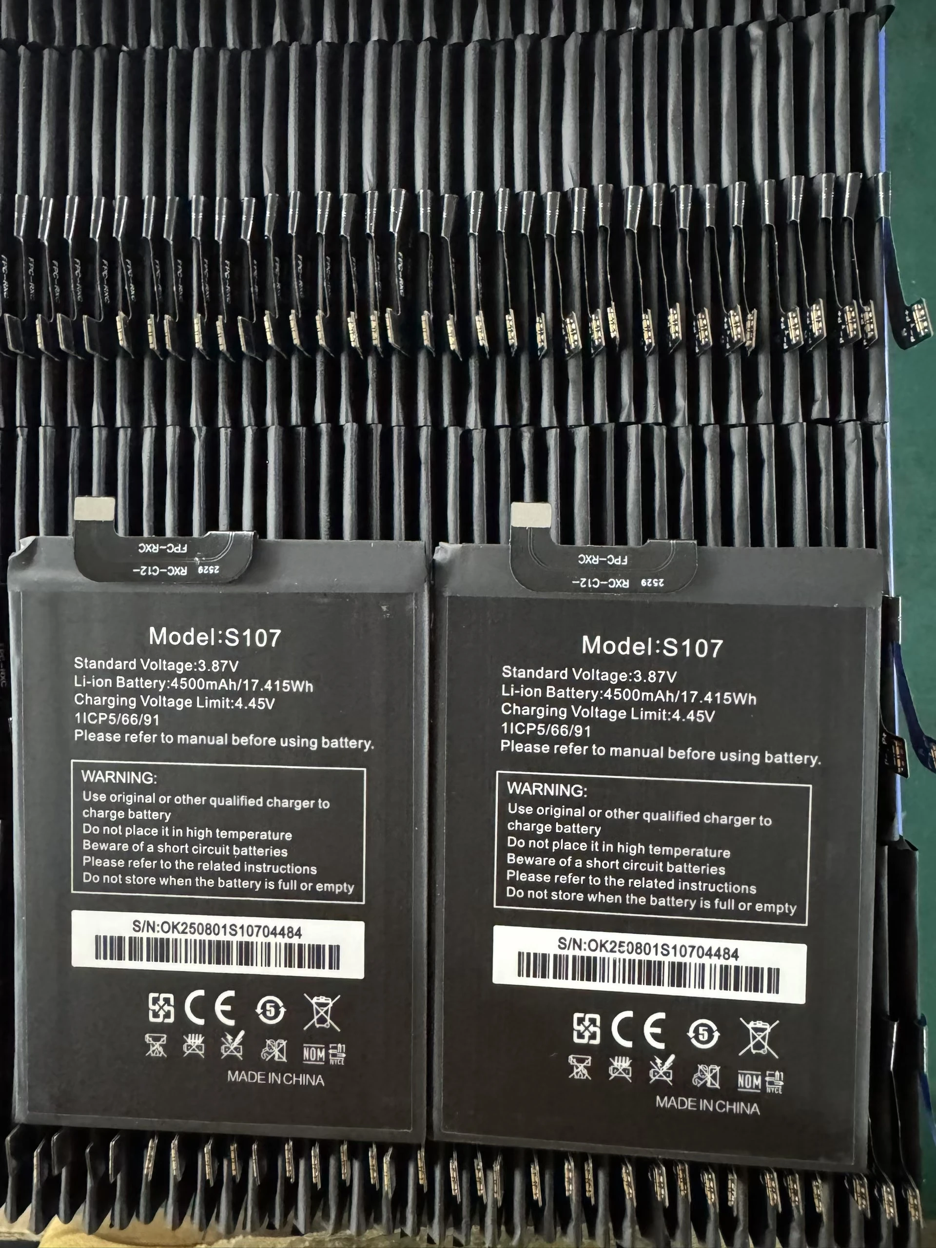 

New Battery For Oukitel S107 4500mAh For S107 Mobile Phone Batteries