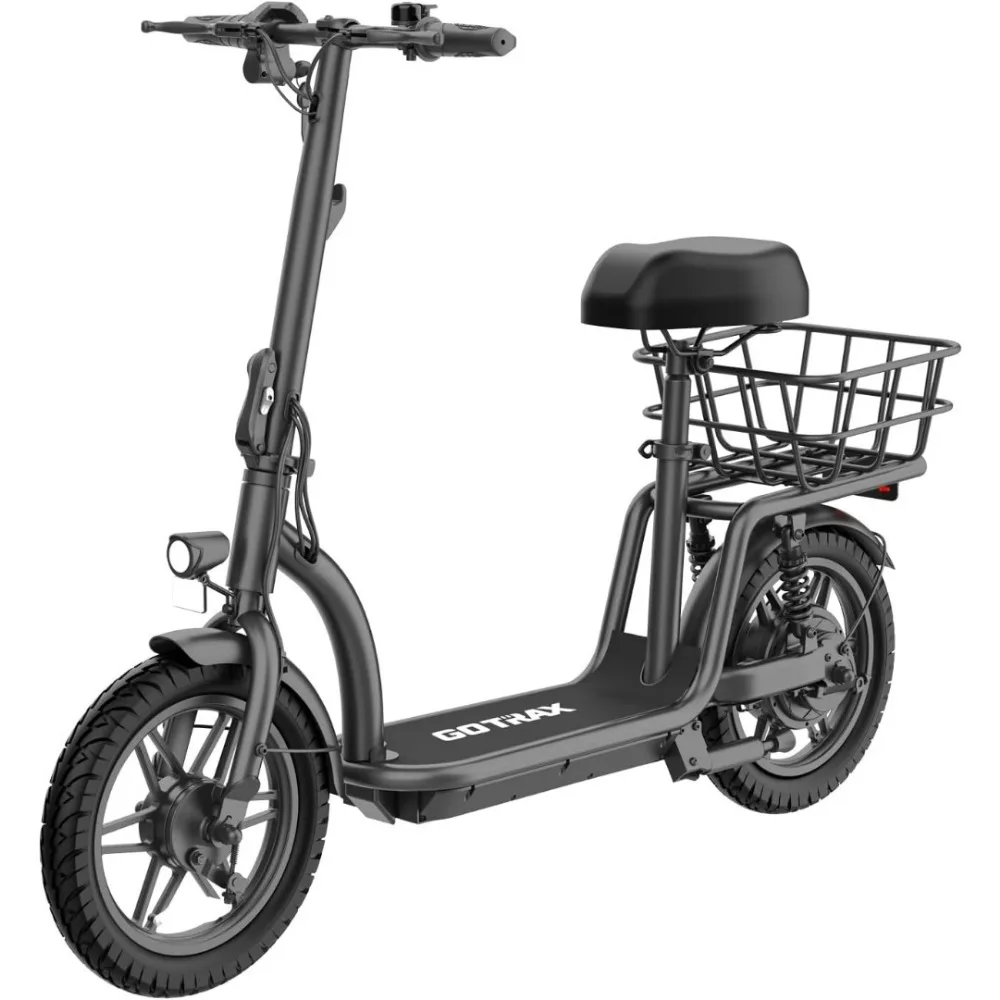 

Astro Electric Scooter with Seat for Adult Commuter,19 Miles Range&15.5Mph Power by 350W Motor, Folding Scooter