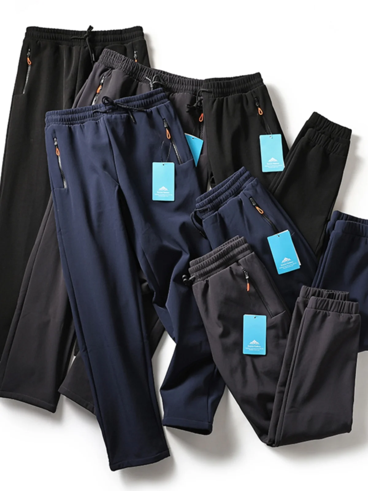 

Теплые мужские повседневные брюки на флисовой подкладке, мягкие, вельветовые, осенне-зимние, модные, прямого кроя