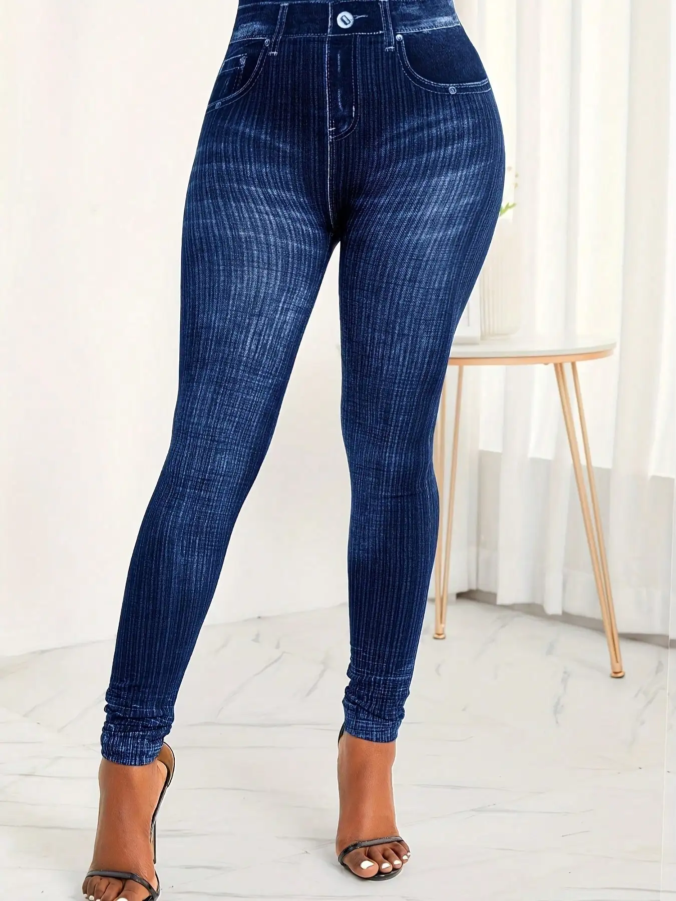 Women's Plus Size Casual Pants Simple Solid Color Fashionable Pocket High Waist Zipper Casual Long Tight Pants