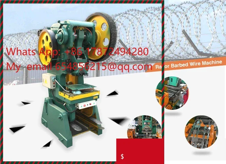 New Design Automatic Razor Barbed Wire Fence Machine | Metal Wire Mesh Making Equipment with High-Speed Production