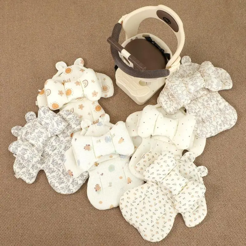 Immagine 7: Cuscino per seggiolino auto per neonati in cotone XXFE con design facile installazione per il comfort del bambino