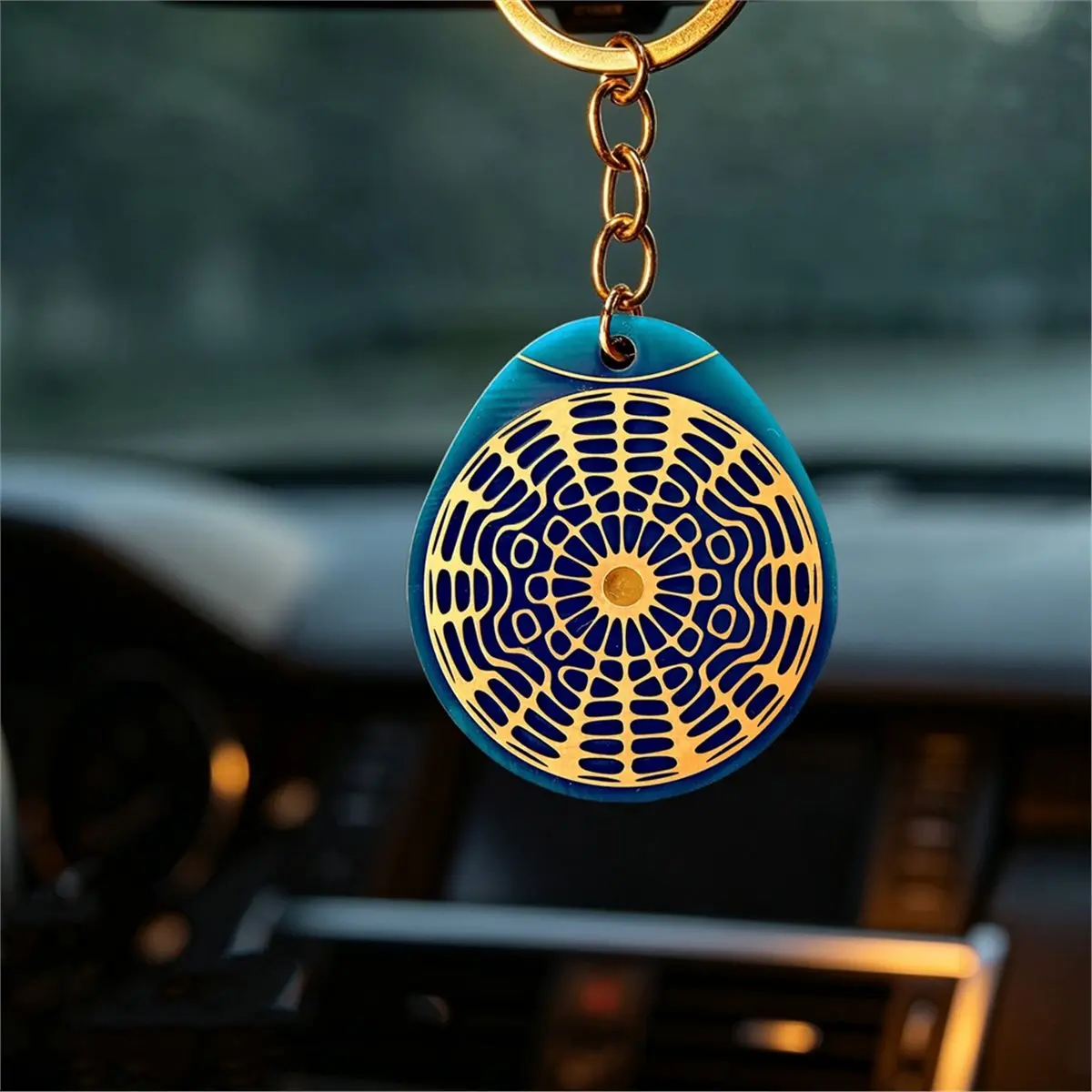7.83hz+14.3hz MWO Multi-Frequency Oscillator Wave Generator Geometry Power Charm Car Hanging Decor