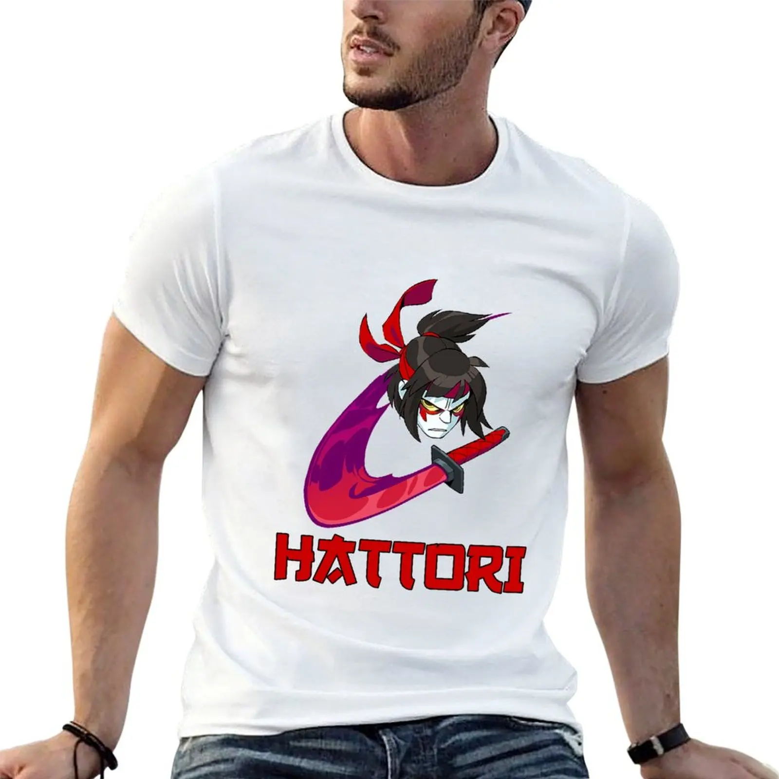 Brawlhalla Hattori T-Shirt Breathable Mesh Panel T-Shirt