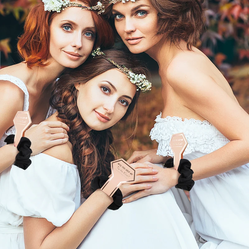 1/2 قطعة دش الزفاف العلاقات الشعر العروس لتكون ديكور الزفاف دش هدايا الزفاف العازبة الدجاجة حفلة تفضل إكسسوارات الشعر #5