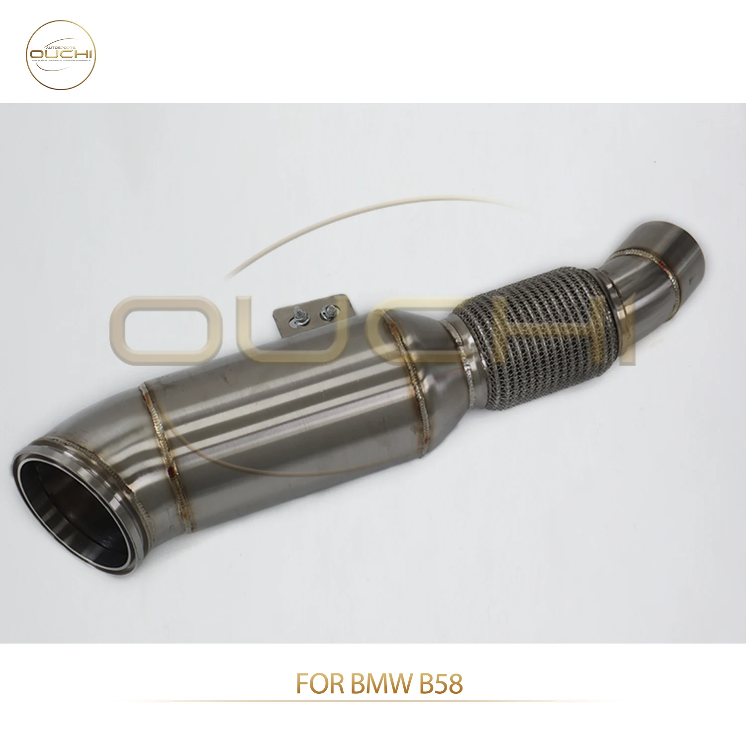 

Catless/200cell Catalyst Downpipe for BMW B58 304 Stainless Steel Racing Sport High Flow Performance Exhaust
