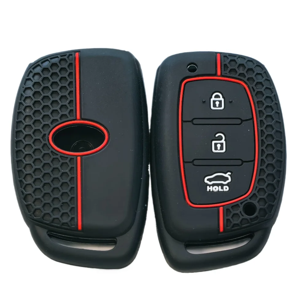 Novo para hyundai creta ix35 ix45 i10 i30 i40 tucson santa fe rena sonata elantra silicone caso chave remota do carro capa acessórios
