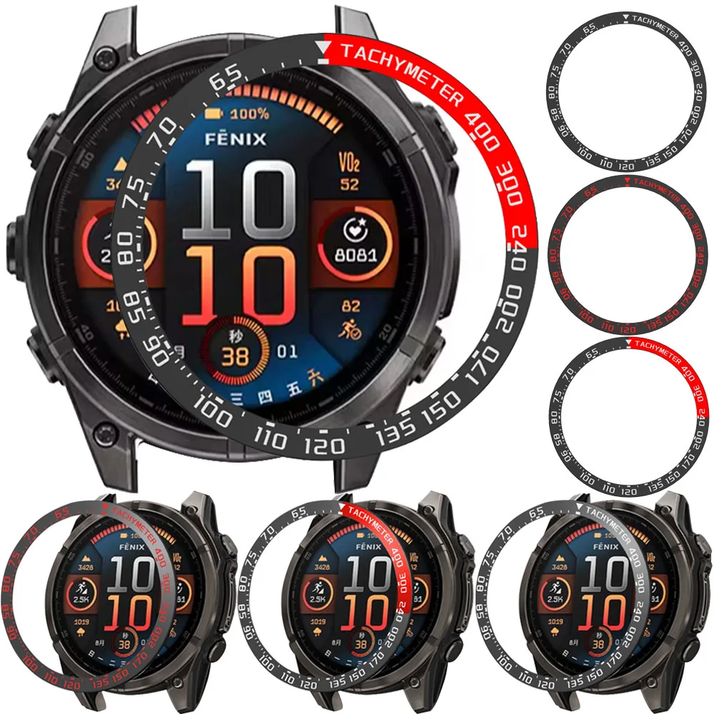 

BEHUA Bezel Ring Case For Garmin Fenix8 Fenix 8 Solar/AMOLED Smartwatch Frame Protective Cover Cases For Garmin Tactix 8 51mm