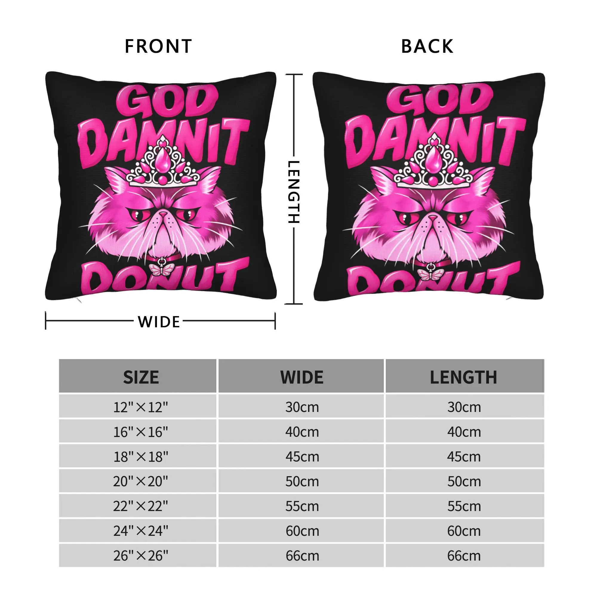 Dungeon Crawler Carl Princess Donut Pillow Cover  Vintage Pillow Case For Office Car Home Decor Soft Pillowcases Gift