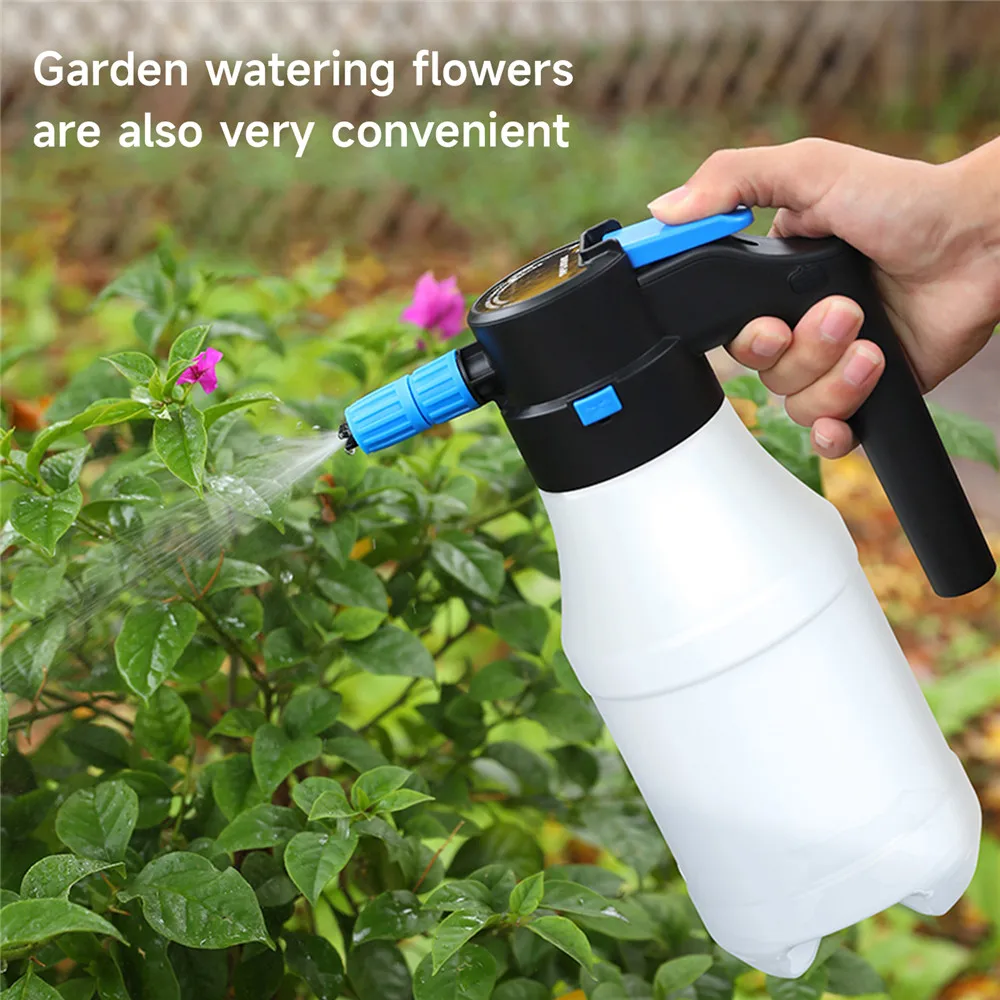

D5 Snow Foam Pump Sprayer Foam Sprayer Handheld Foam Sprayer Type-C Rechargeable Cordless Car High-Pressure Foam Spray Bottle