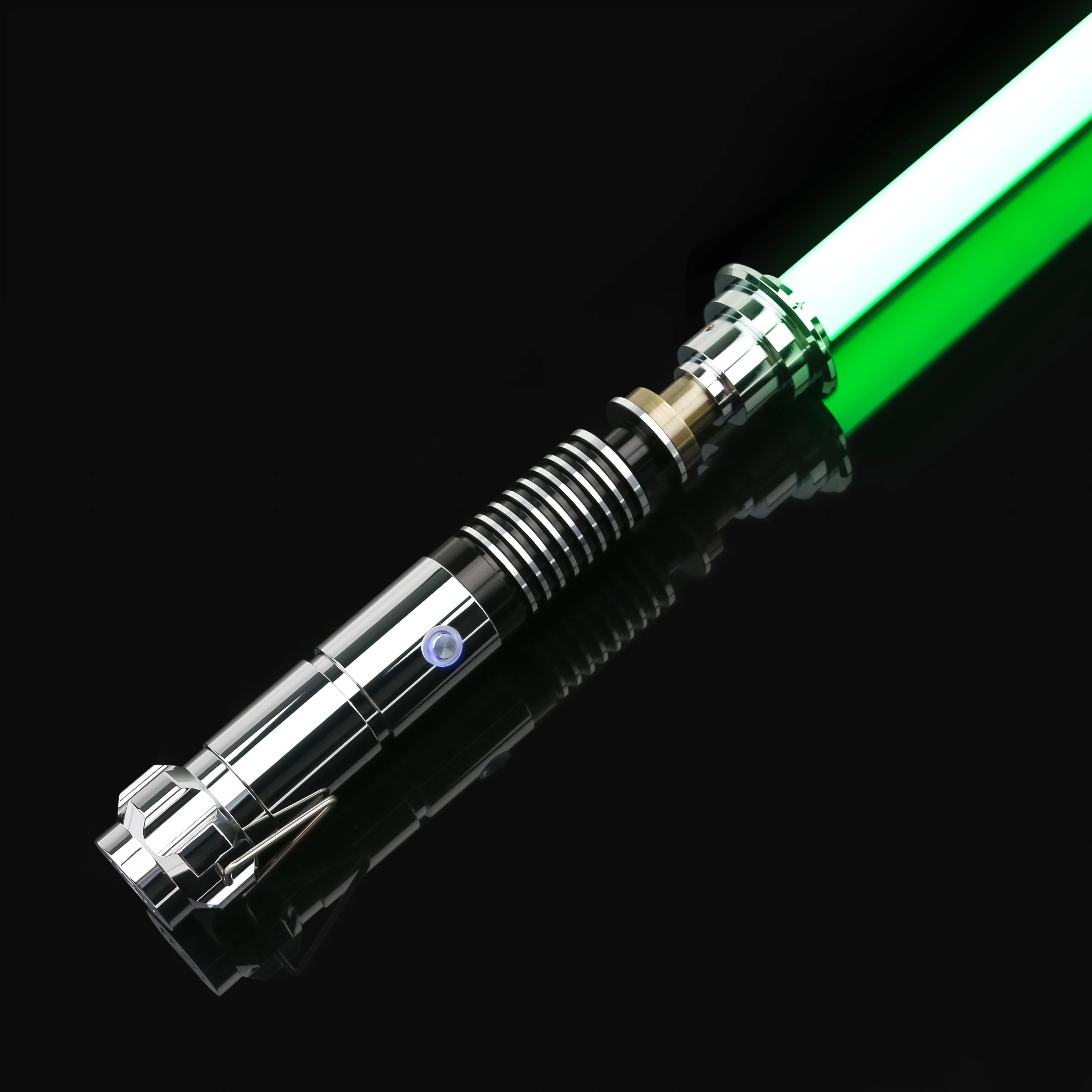 Star Wars LUKE Skywalker RGB Laser Proffie Combat Lightsaber, Swing Blaster suave, Brinquedos de metal, Luminoso Cosplay Presente para Crianças, TXQSABER