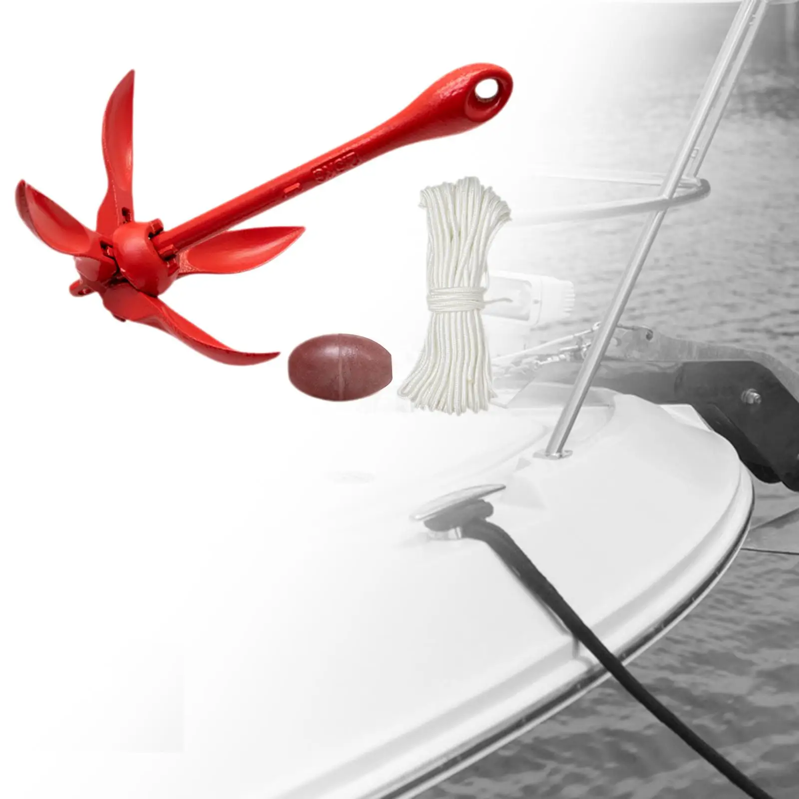 مرساة عنب قابلة للطي، مرساة خطافية للتزلج على الجليد