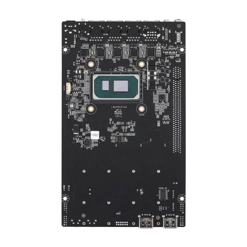 Qotom 11th Gen Int el Core I5 1135G7 Processor 4*M.2 NAS Motherboard Itx 4 I226-V 2.5G LAN Mini PC Linux Router Motherboard