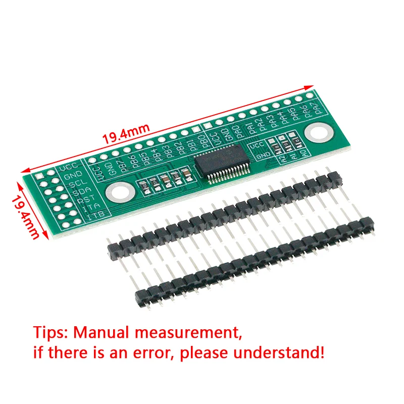 MCP23017 16Bit I/O Expansion Board Module Pin PCB IIC I2C Interface To GIPO Converter 25mA1 For Arduino