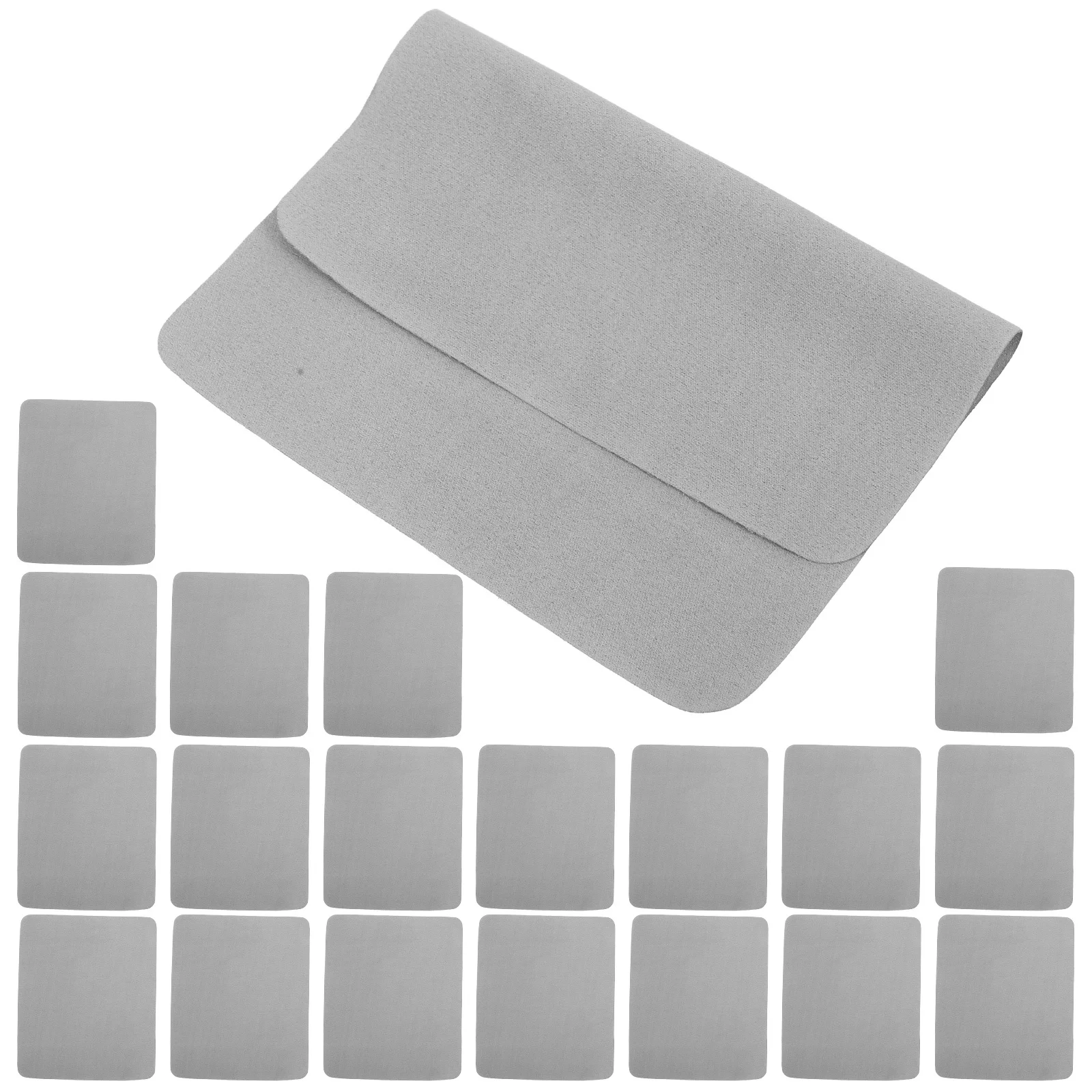 

20Pcs Lens Cleaning Cloth Suede Premium for Glasses Jewelry Camera Screens Reusable Scratch-Free Shine Protection
