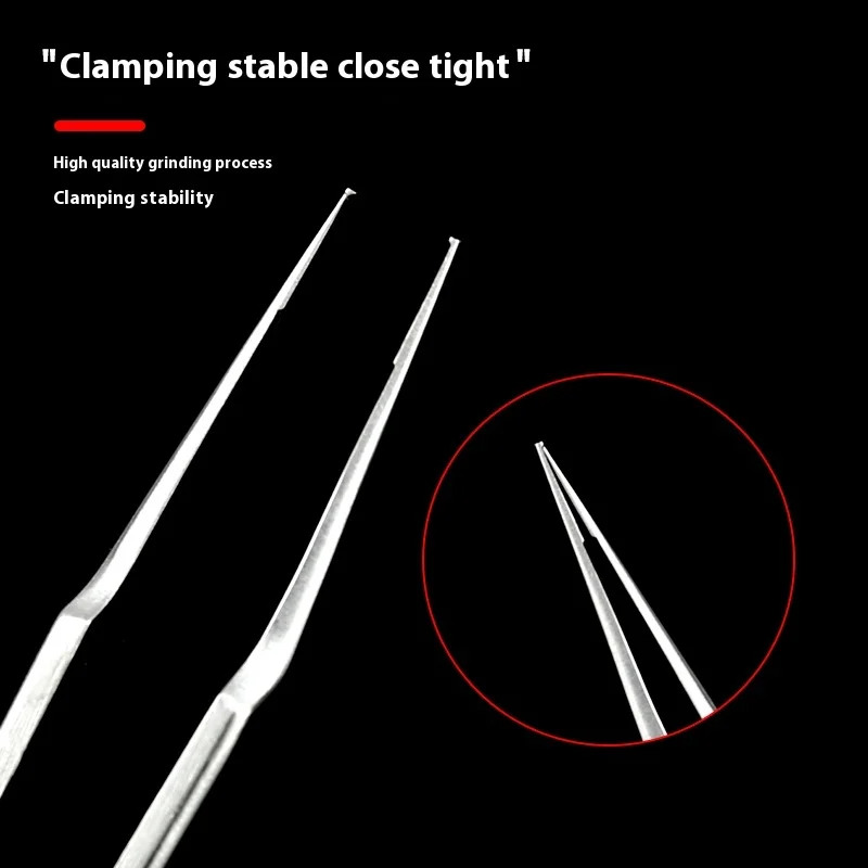 ملاقط الجفن المزدوج، بدون خطاف، خط ربط، ملاقط منصة، ملاقط بلاستيكية للعين #4