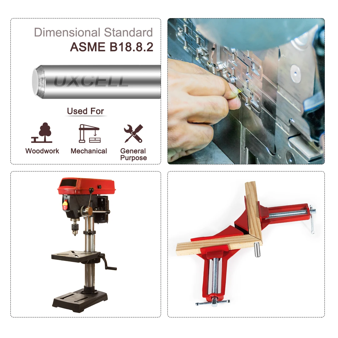 Uxcell Dowel Pin 304 Stainless Steel Wood Bunk Bed Dowel Pins Shelf Pegs Support Shelves Silver Tone