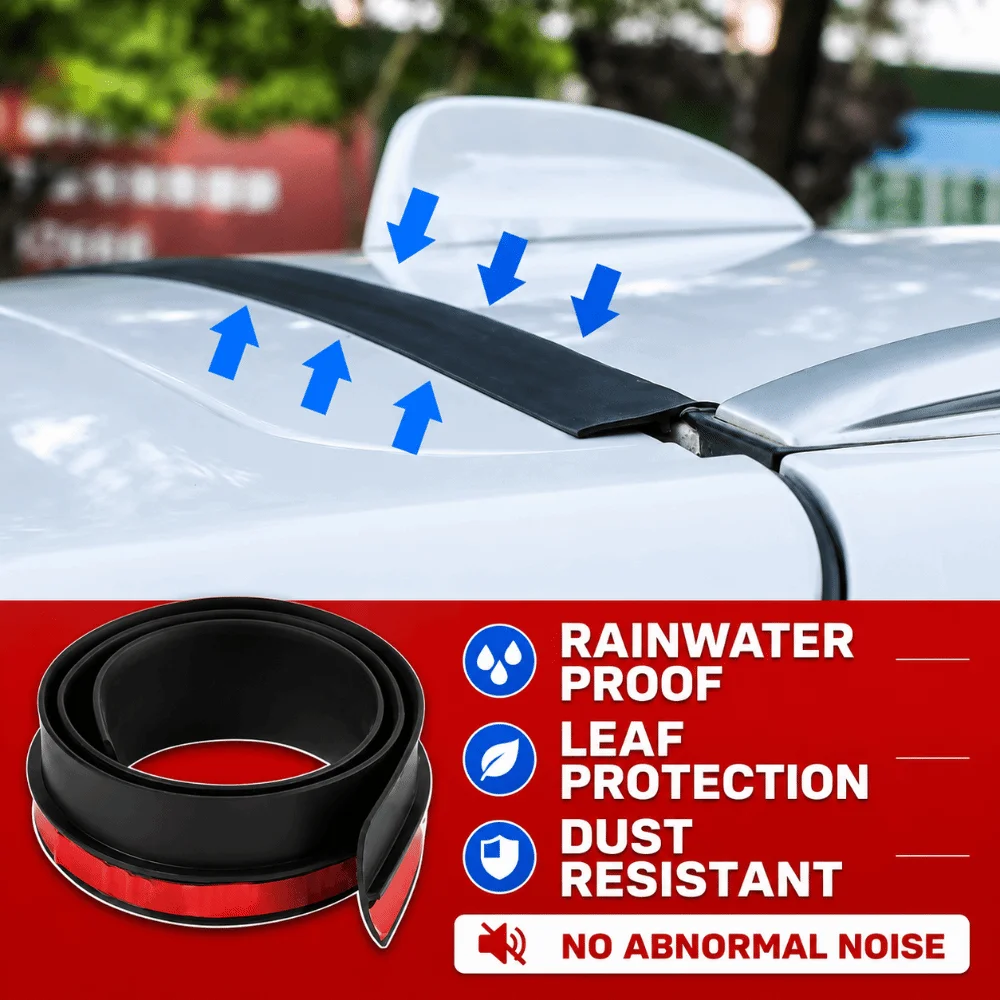 Rubber Car Trunk Seal Strip Waterproof Flexible Roof Weather Stripping Sound Insulation Dustproof Automotive Rubber Gasket