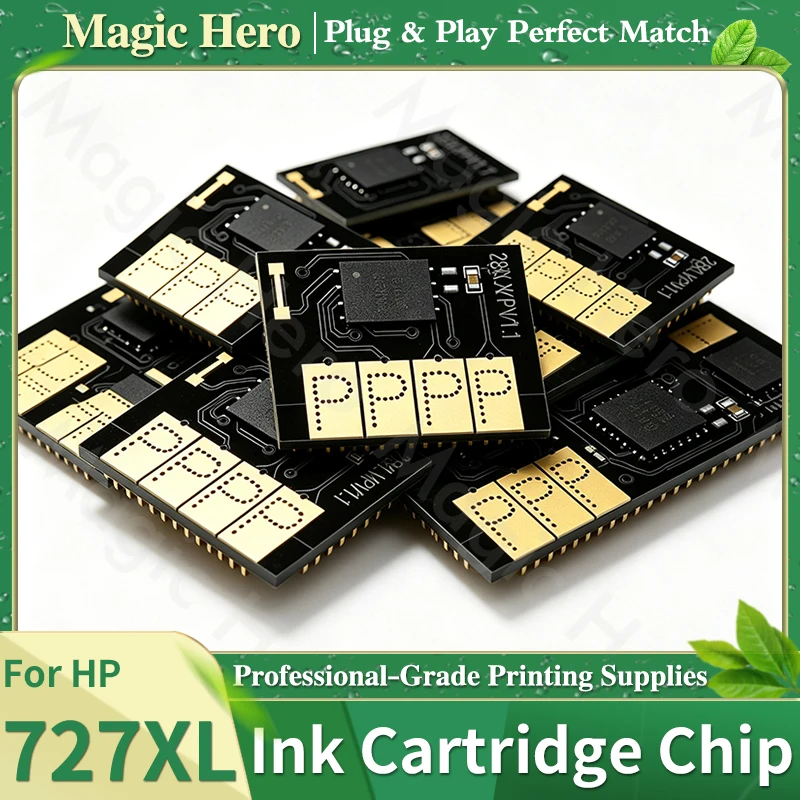 130ML/300ML For HP 727 727XL Ink Cartridge Chip For HP DesignJet T920 T930 T1500 T1530 T2500 T2530 Printer Cartridge Chip
