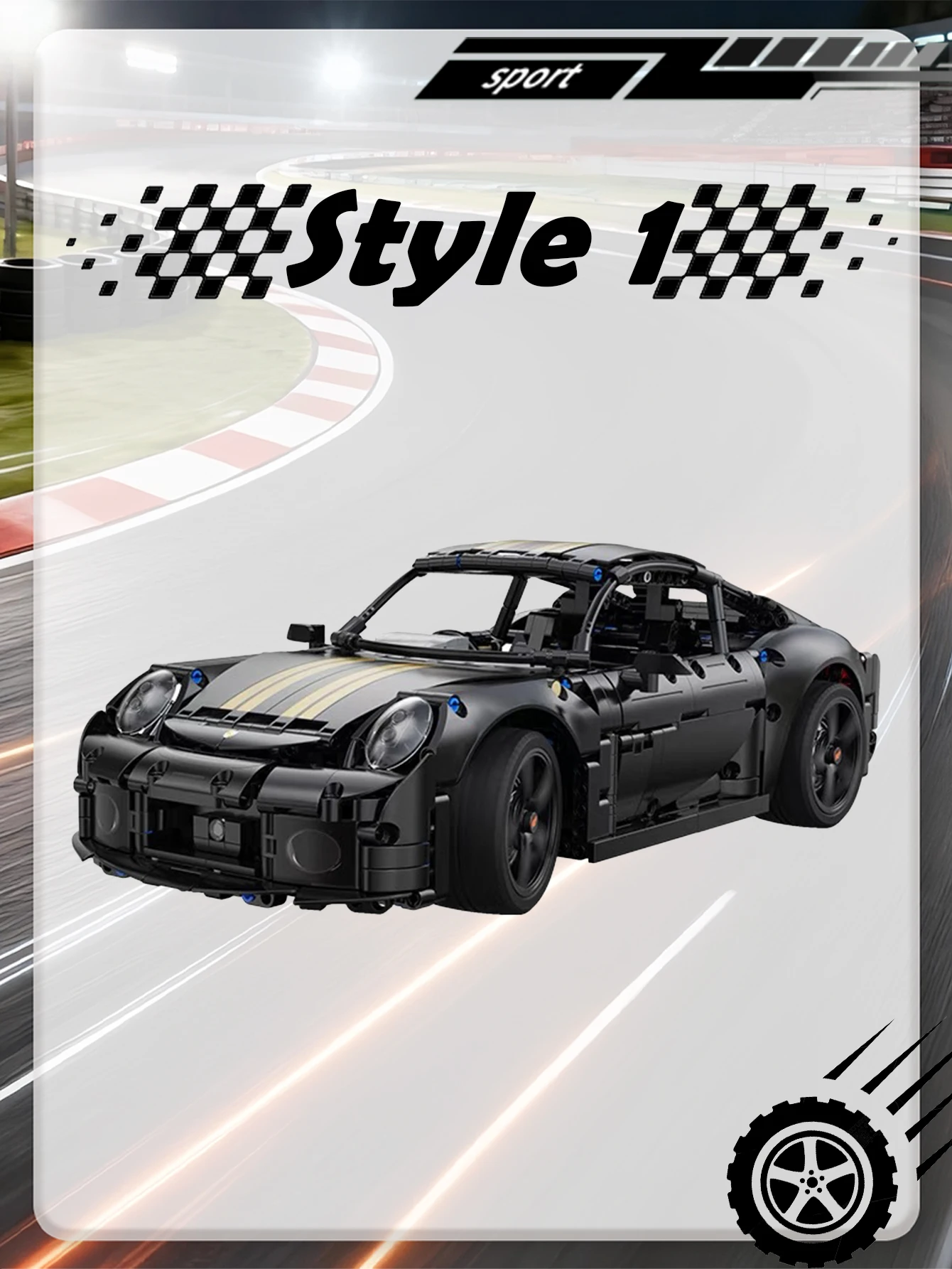 

Generational super city racing supercar building blocks racing game car building blocks toy For children and teenagers Use as a