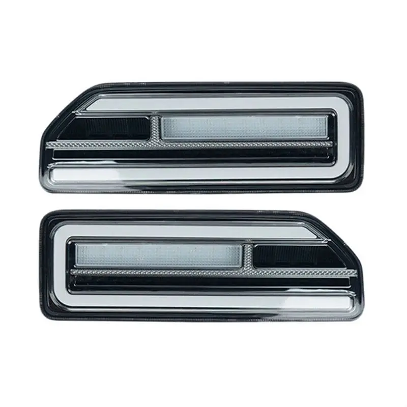 

1Pair Car Rear LED Reflector Tail Light Brake Turn Signal Lamp Trim For Jimny JB64 JB74 19-2023 Park Tail Light-A67F