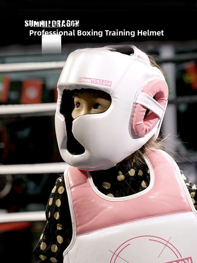 Equipement-de-protection-pour-enfants-summitdragon-casque-de-boxe-pour-filles-arts-martiaux-taekwondo-muay-thai-sports-de-combat