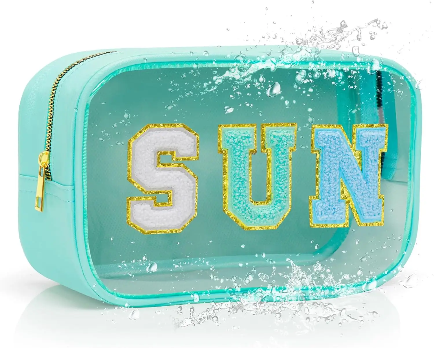 

Clear Sunscreen Bag Pouch for Beach, Waterproof Makeup Bag for Pool, Summer Vacation Essentials, Gift for Mom Teacher