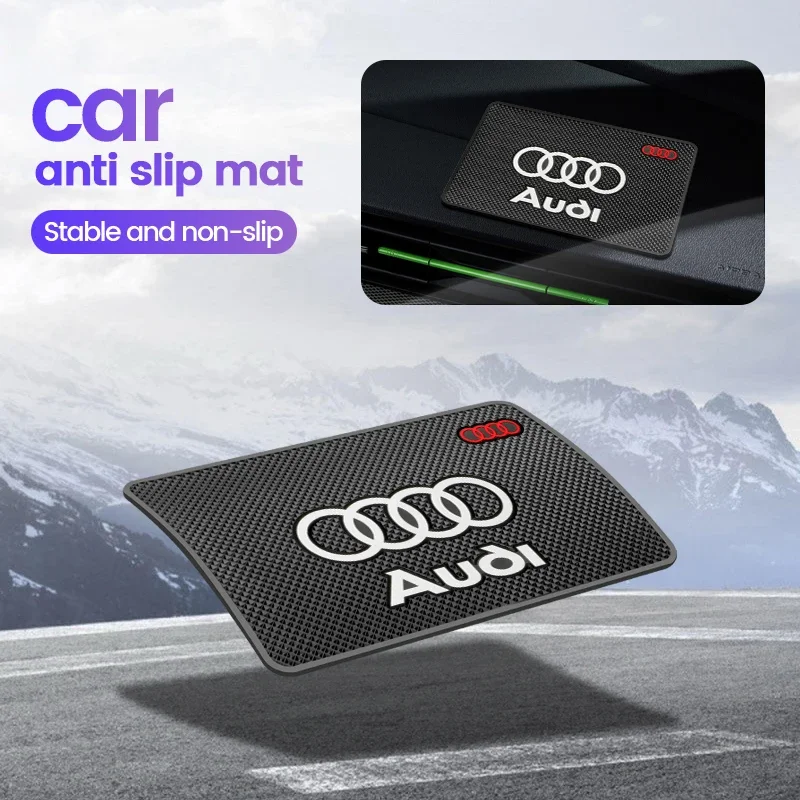 Car Auto Non-Slip Mat Interior Dashboard Silicone Anti-Slip Pads For AUDI SQ3 SQ4 SQ5 SQ6 SQ7 SQ8 A3 A4 A5 A6 A7 S3 S4 S5 S6 S7