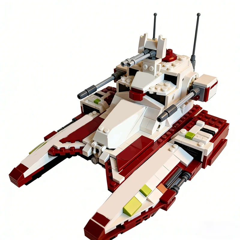 ตัวต่อ MOC Star Battle TX Saber Class FIGHTER TANK จำนวน 775 ชิ้น ของเล่นตัวต่อประกอบแบบจำลองรถถัง ของขวัญคริสต์มาส ของเล่นเสริมพัฒนาการเด็ก