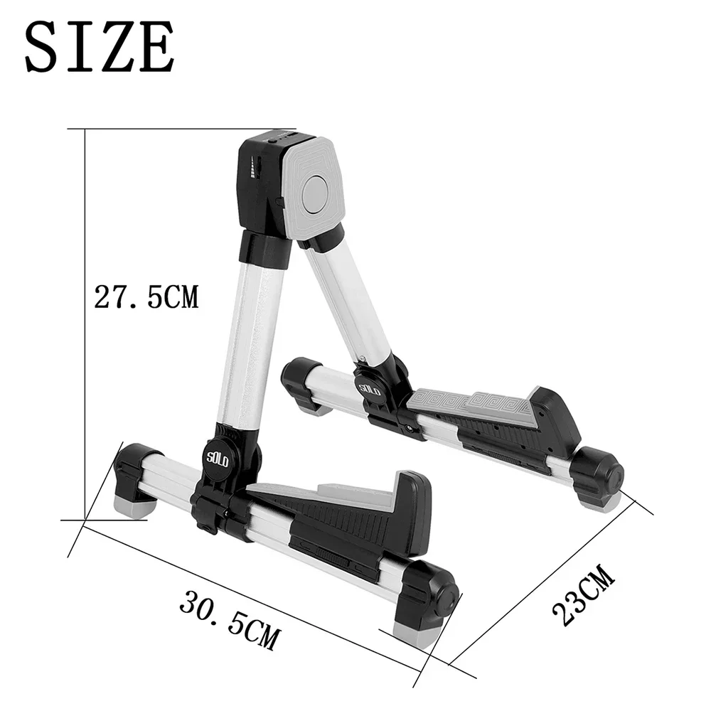 SOLO Guitar Stand Aluminum Alloy Protective Stand with Wireless Bluetooth Resonance Speaker Triangular Stand Guitar Accessories