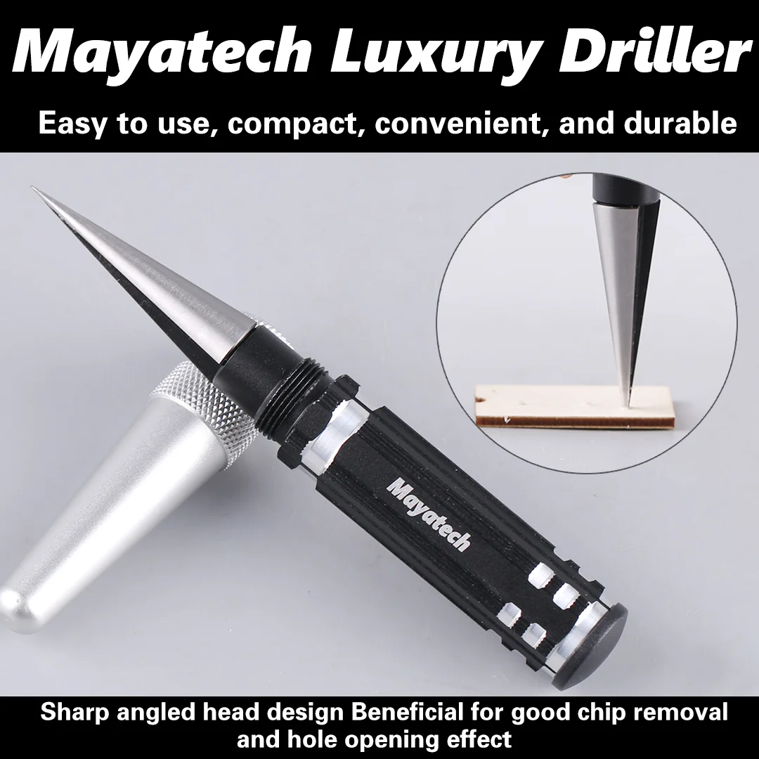 Mayatech DIY Precision Hand Drill Reamer Aircraft Model File Drilling Tool for Model Makers