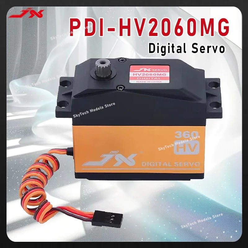 JX PDI-HV2060MG HV Digital Servo 60KG High Torque Metal Gear 180/360° Rotation RC Replacement Parts