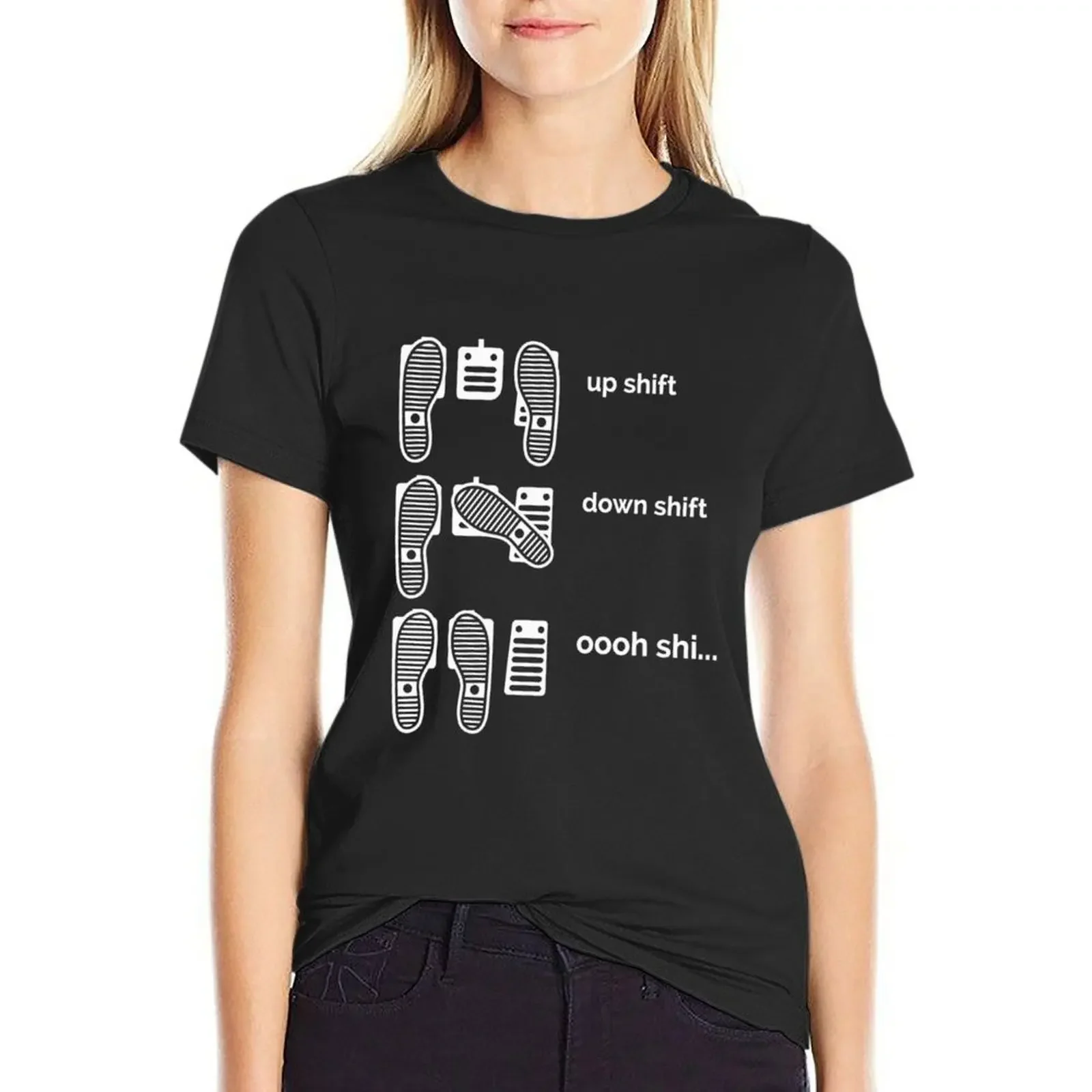 

Up Shift Down Shift Oooh Shi Car Lover Car Guy Car Fan Enthusiast Gearhead Petrolhead Drifter Boyfriend Gift Funny C T-Shirt