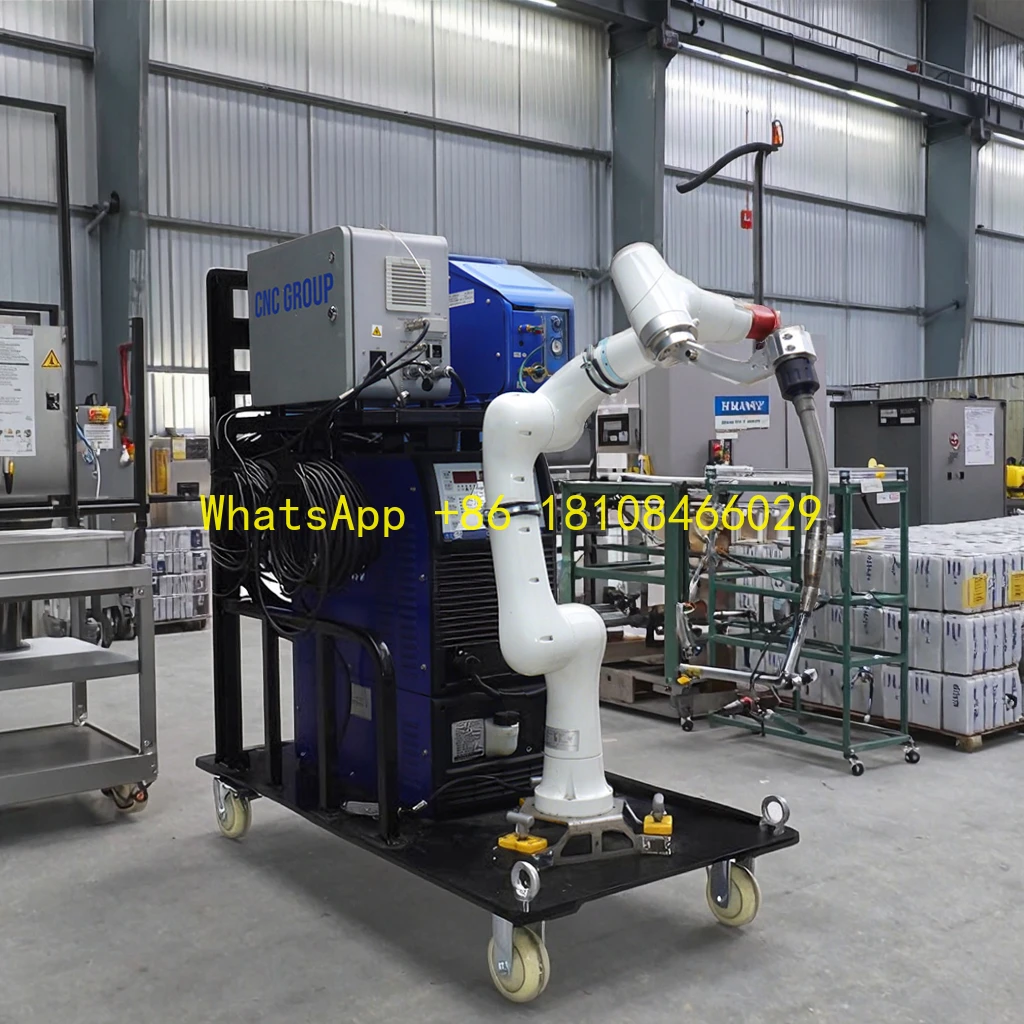 عالية الدقة مباشرة لخط تجميع الأتمتة الصناعية ستة محاور لحام روبوت الذراع Mig وضع اللحام لحام التعاون