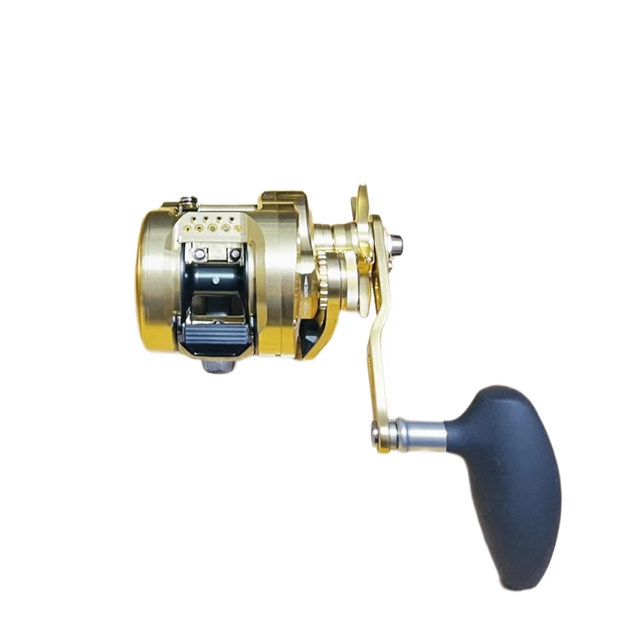 CONQUEST 300HG Electric Fishing Reel Saltwater Trolling Reel Corrosion-Resistant Coating Digital Display 7kg Max Drag 10+1BB