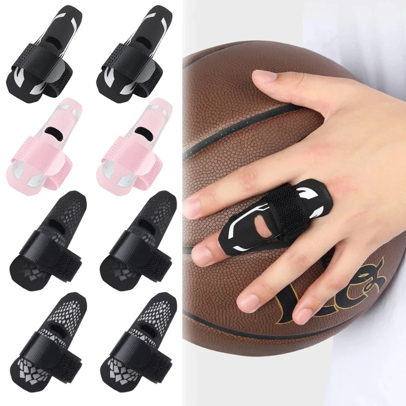 

2Pcs Finger Splint Support Trigger Mallet Finger Wraps Adjustable Finger Sleeves Sports Basketball Volleyball Tennis Baseball