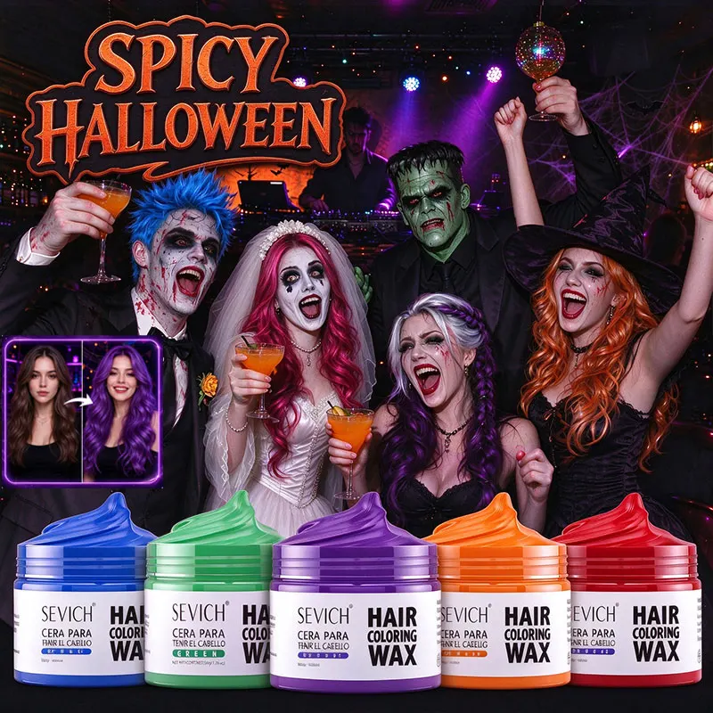 Halloween Halloween Hair Dyed Mud Hair Colour Wax for Men & Women 13 Colors Hair Styling Dye Cream Easy Wash Hair Beard Color Hair Dye Mud - Aliexpress Deal