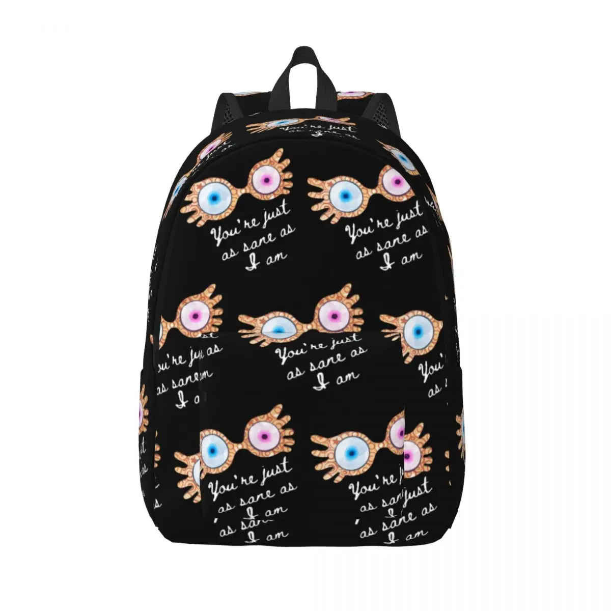 

You_re Just As Sane As I Am - Luna Lovegood Student Backpack School Bag Hiking Travel Daypack for Men WomenBookbag Shoulder Bags
